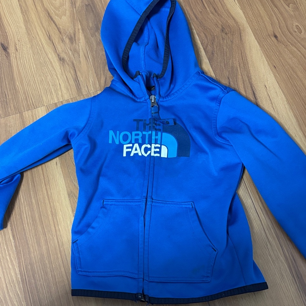 The North Face Kids Vibrant Blue Zip-Up Hoodie